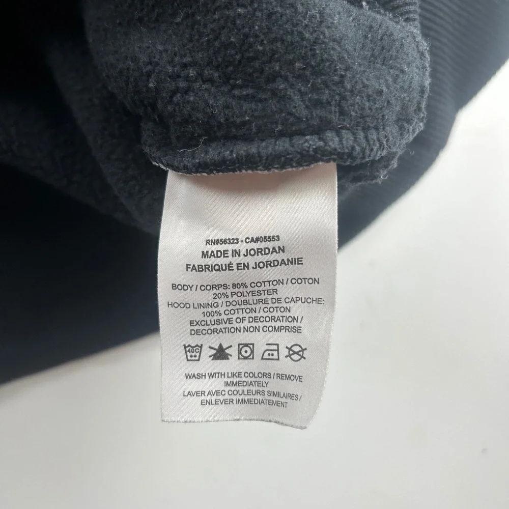 Nike WMNS XS Center Swoosh Sportswear Fleece Oversized Cropped Hoodie Black Boxy